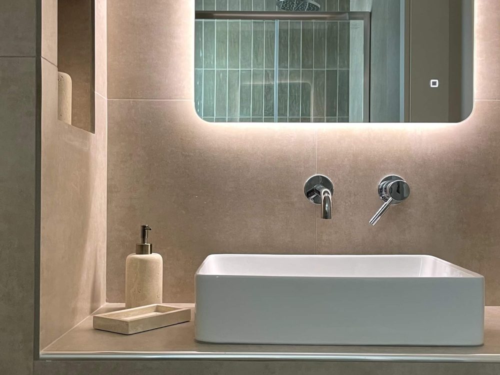 Terrazzo bathroom